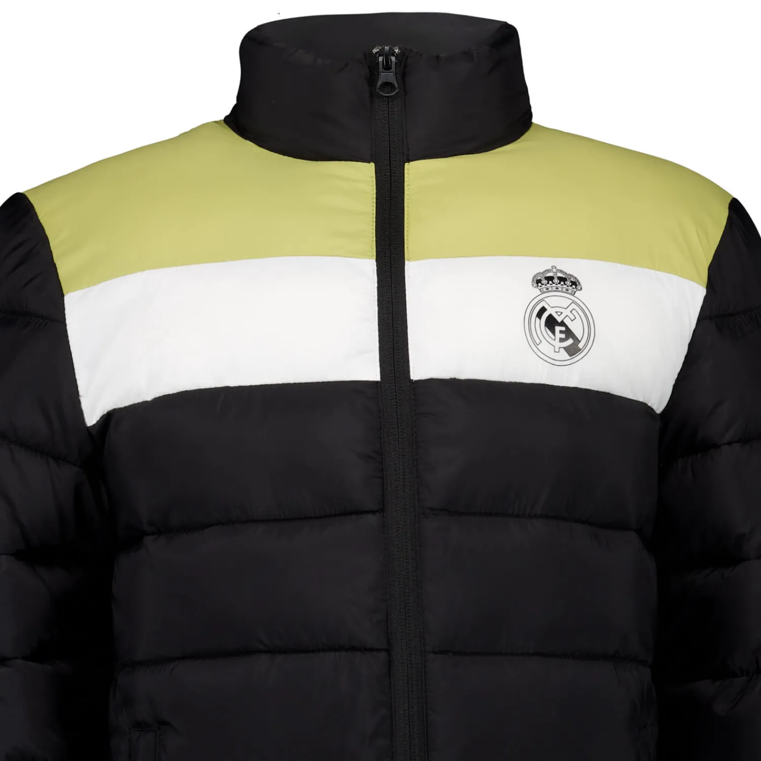 Kinder MBA Solutions Jacken|Kinder Outerwear Wattierte Jacke Color Block Real Madrid Schwarz