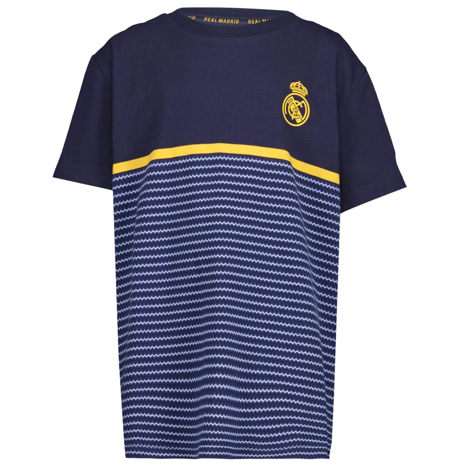 Kinder ITEX T-Shirts|Kinder T-Shirt Kids on Tour Real Madrid Horizontale Linie Blau
