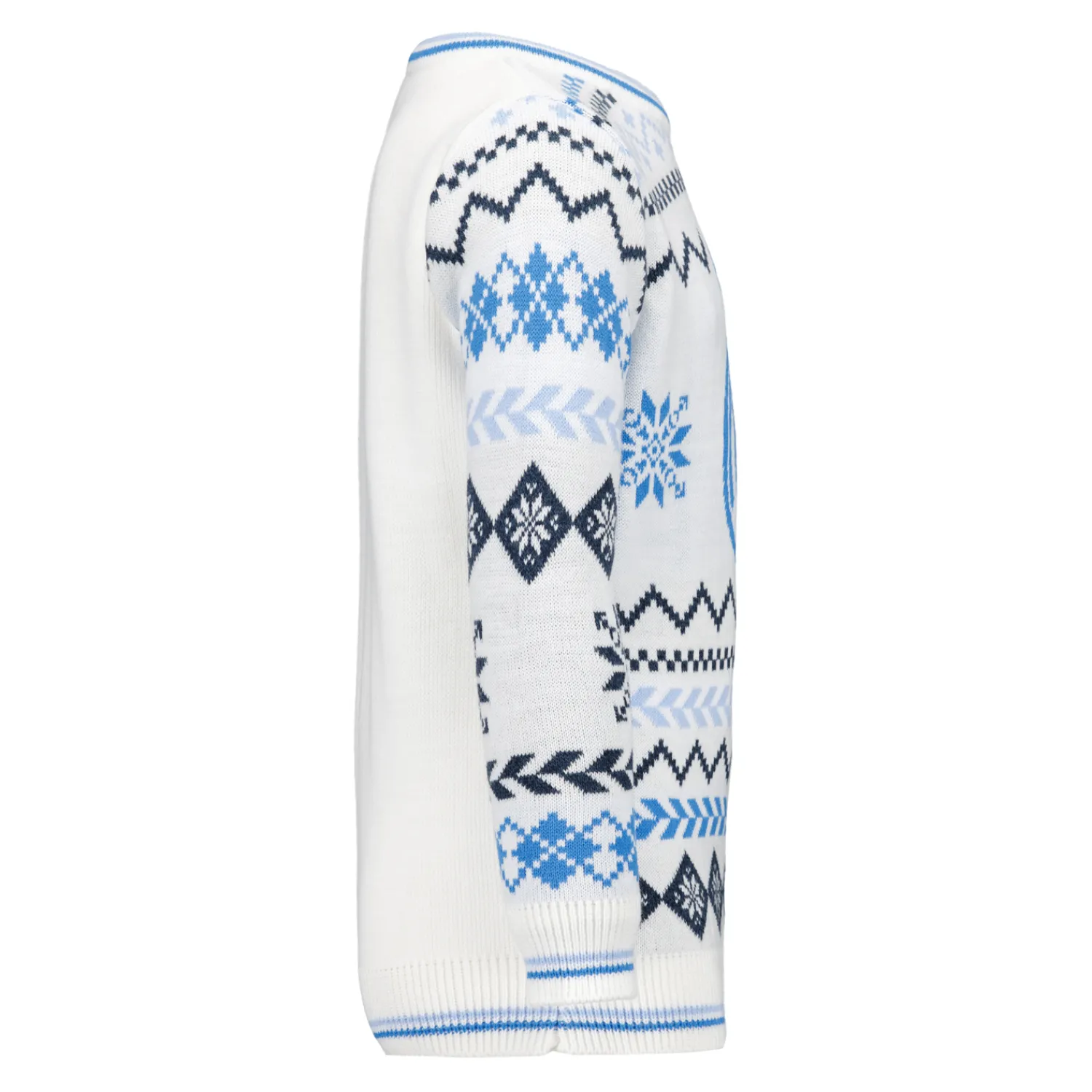 Kinder Foundry Sweatshirts|Kinder Weihnachtspulli Wappen Ice White