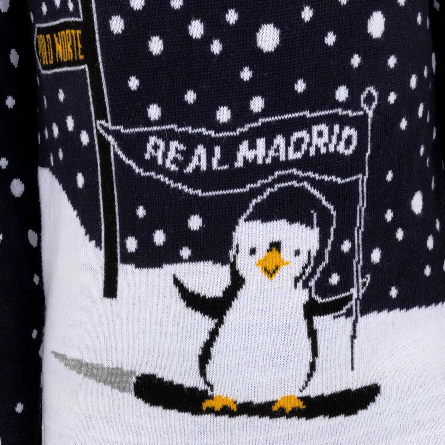 Kinder Foundry Sweatshirts|Kinder Weihnachtspullover Ski-Pinguin
