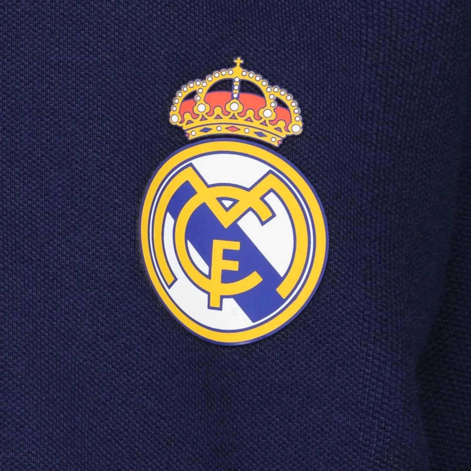 Kinder OSDM Zurück Zur Schule|Polos|Kinder-Poloshirt ECO Essentials Real Madrid Schild Farbe Blau