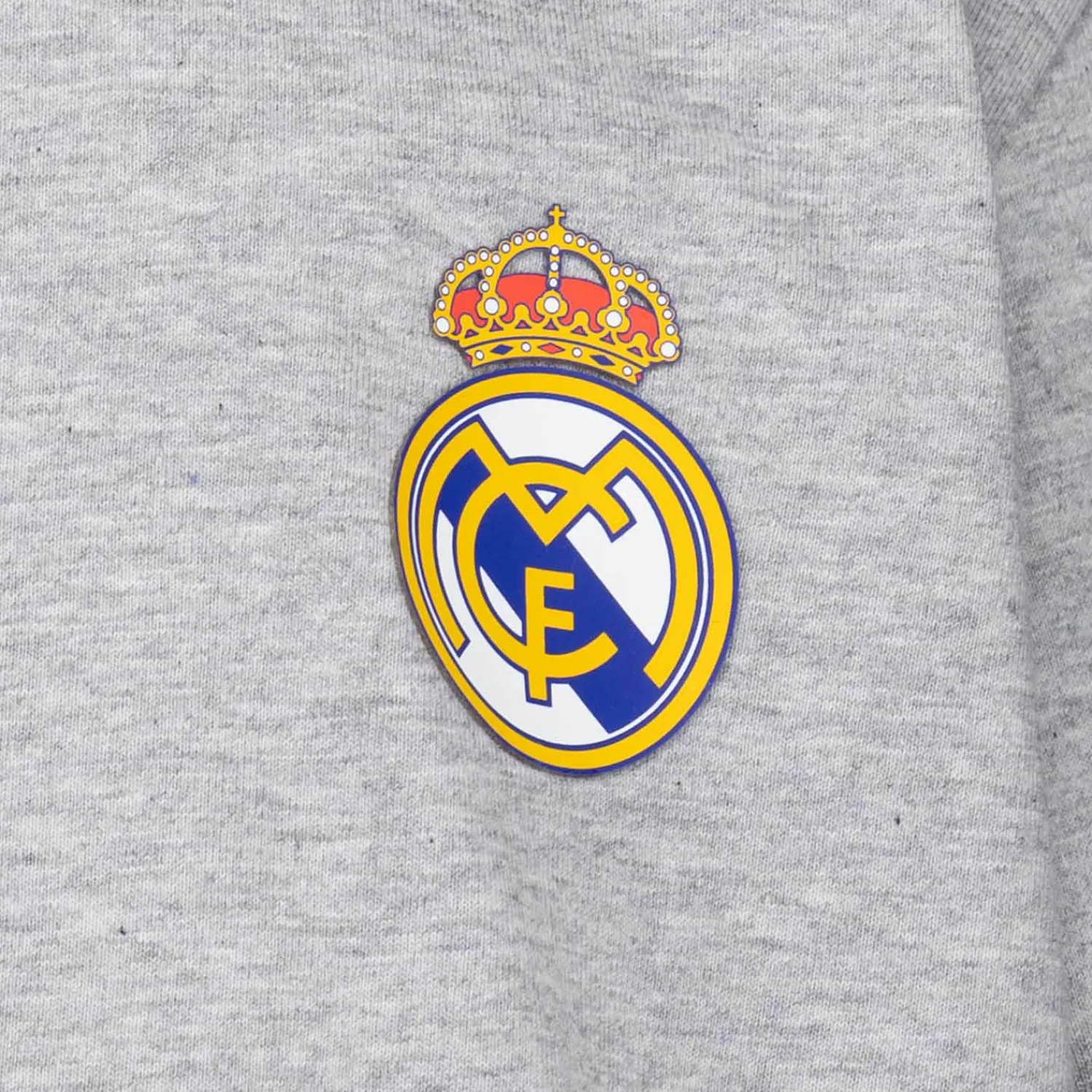 Kinder OSDM T-Shirts|Kinder-T-Shirt ECO Essentials Real Madrid Schild Farbe Grau