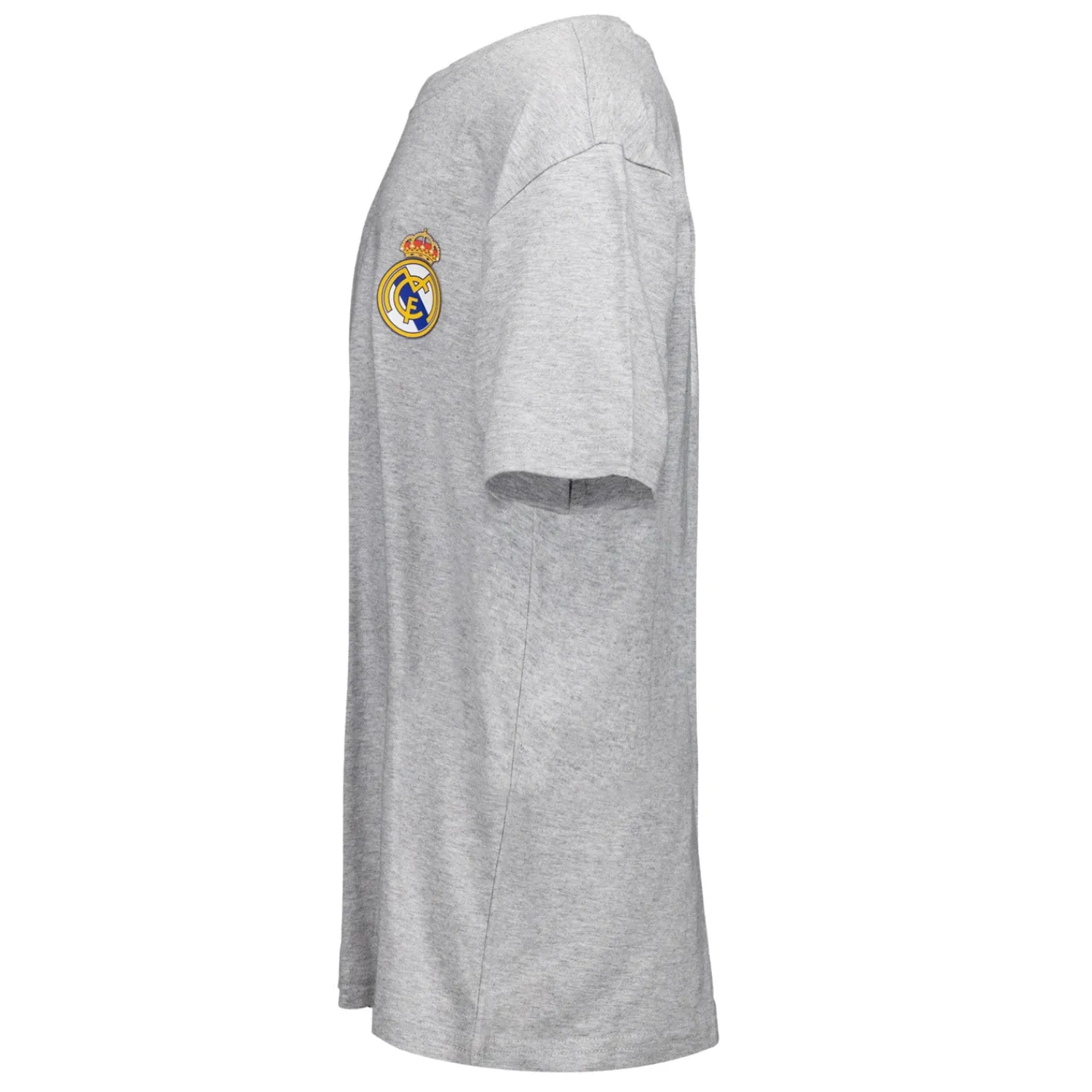 Kinder OSDM T-Shirts|Kinder-T-Shirt ECO Essentials Real Madrid Schild Farbe Grau