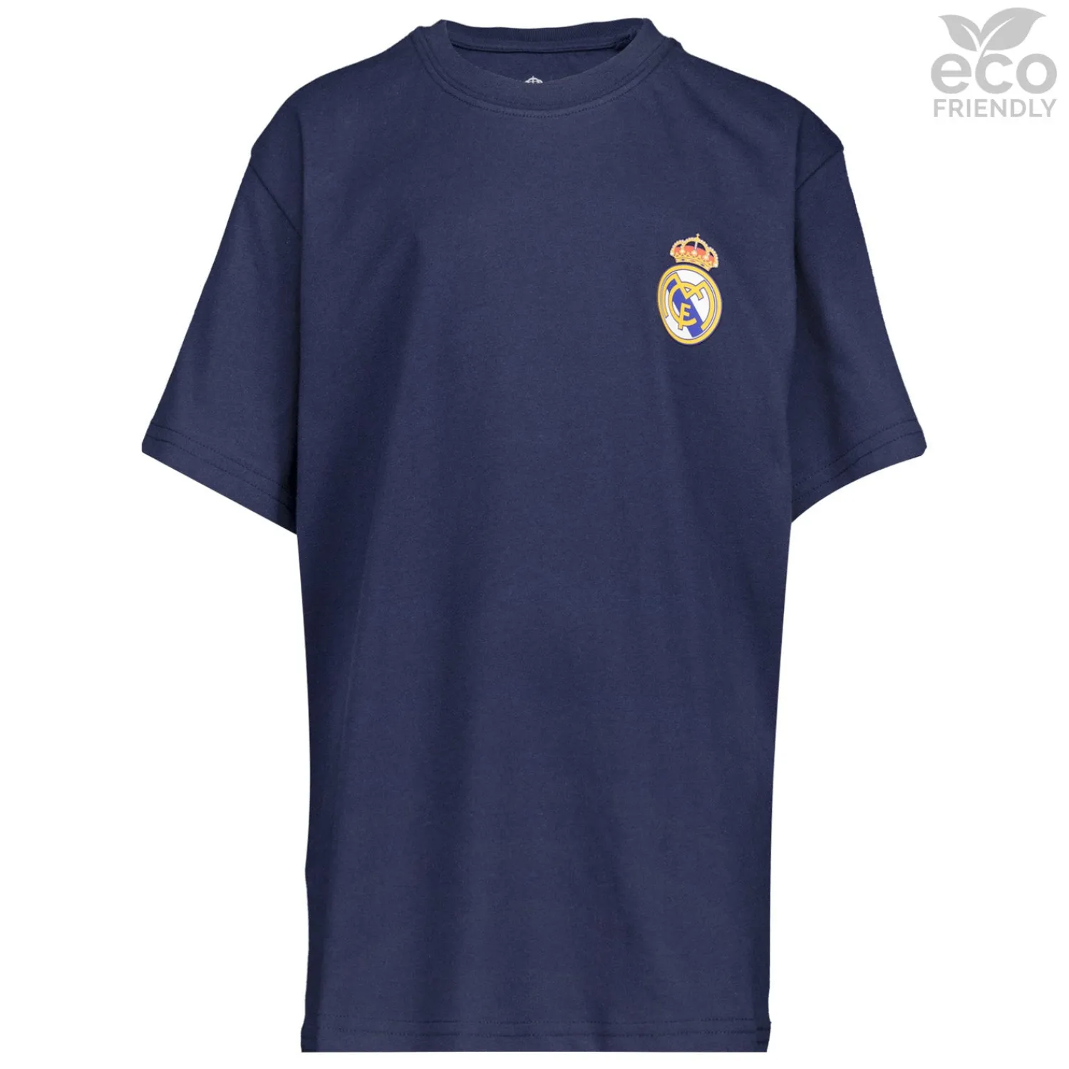 Kinder OSDM T-Shirts|Kinder-T-Shirt ECO Essentials Real Madrid Schild Farbe Blau