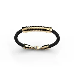 Sikno Jewellery, S.L. Schmuck|Lederarmband Gold 20cm Real Madrid