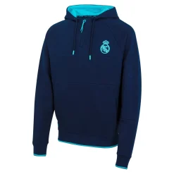 Herren Foundry Sweatshirts|Madrid Sky Herren Sweatshirt mit teilweisem Reißverschluss Blau