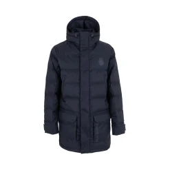 Kinder MBA Solutions Jacken|Mantel Langer Parka Oberbekleidung Kinder Steppmantel Steppmantel Blau