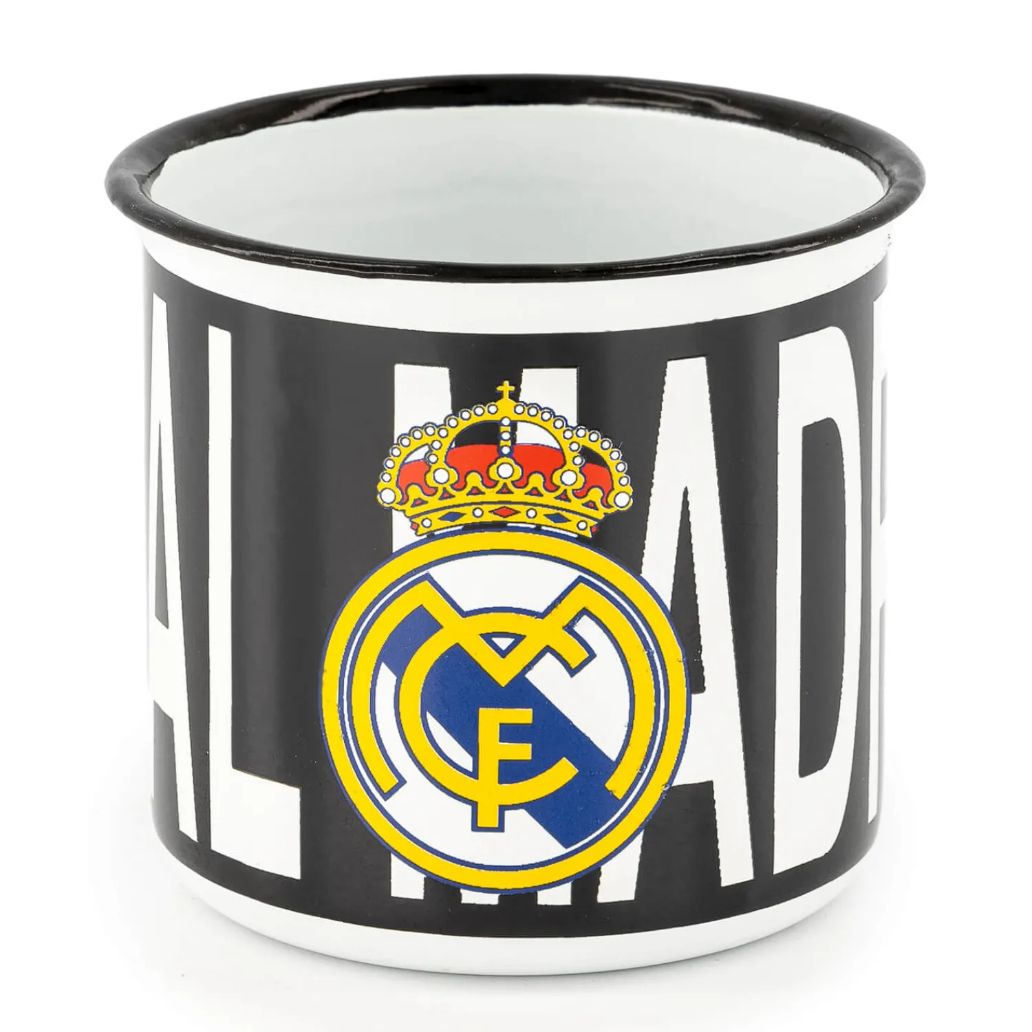 JLK Merchandising, S.L. Zum Trinken|Metalltasse Wappen 350ml Weiß