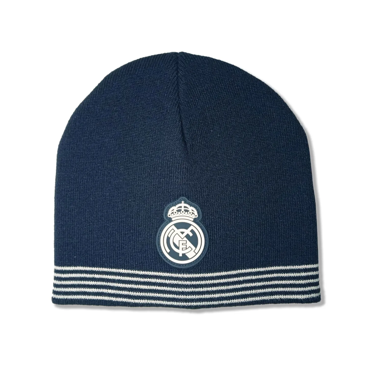 Project Rogers & JLK, S.L. Beanies|Mütze Marineblau Weiße Streifen Real Madrid
