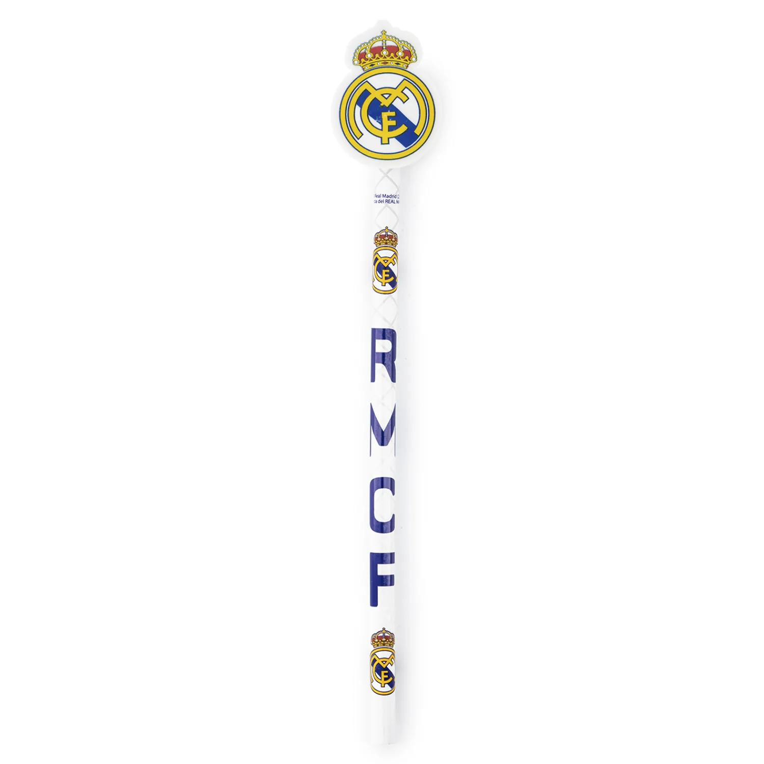 CyP Brands Evolution S.L. Schreibwaren|Real Madrid Bleistift mit Radiergummi Wappen Weiß