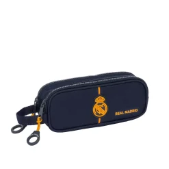 SAFTA S.A. Taschen & Reisegepäck|Real Madrid Federmäppchen mit zwei Fächern Marineblau
