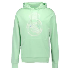 Herren Foundry Sweatshirts|Real Madrid Herren Hoodie Wappen Grün
