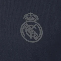Herren Foundry Polos|Real Madrid Herren Tape Poloshirt Marineblau