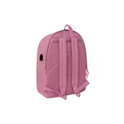 SAFTA S.A. Zurück Zur Schule|Taschen & Reisegepäck|Real Madrid Laptop-Rucksack mit zwei Fächern 15,6'' Rosa/Weiß