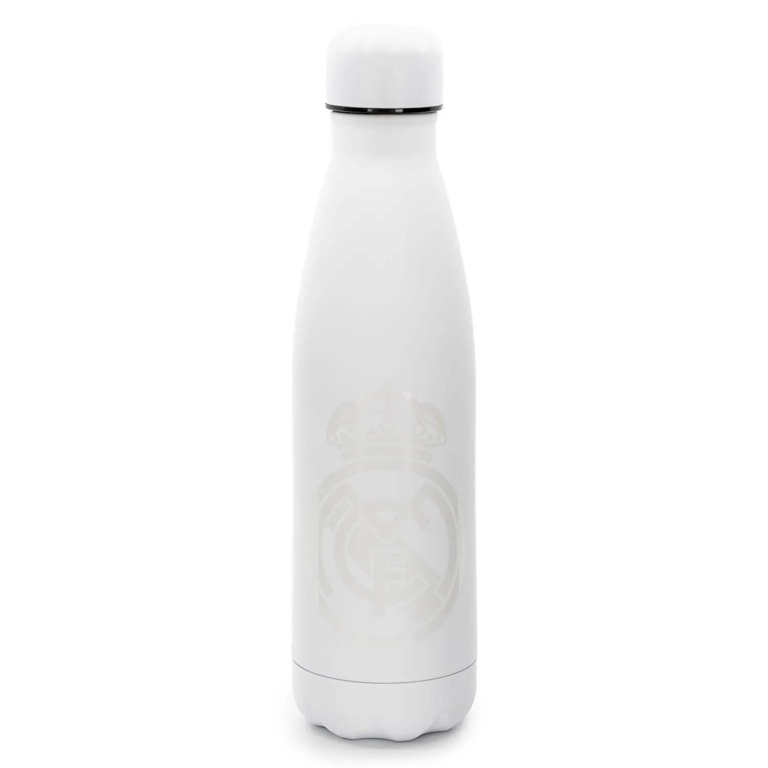 CyP Brands Evolution S.L. Zum Trinken|Real Madrid Stahlflasche mit Gummiüberzug 500ml Weiß