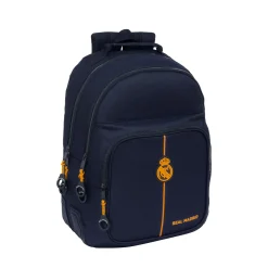 SAFTA S.A. Taschen & Reisegepäck|Tasche|Real Madrid verstärkter Rucksack mit zwei Fächern Marineblau