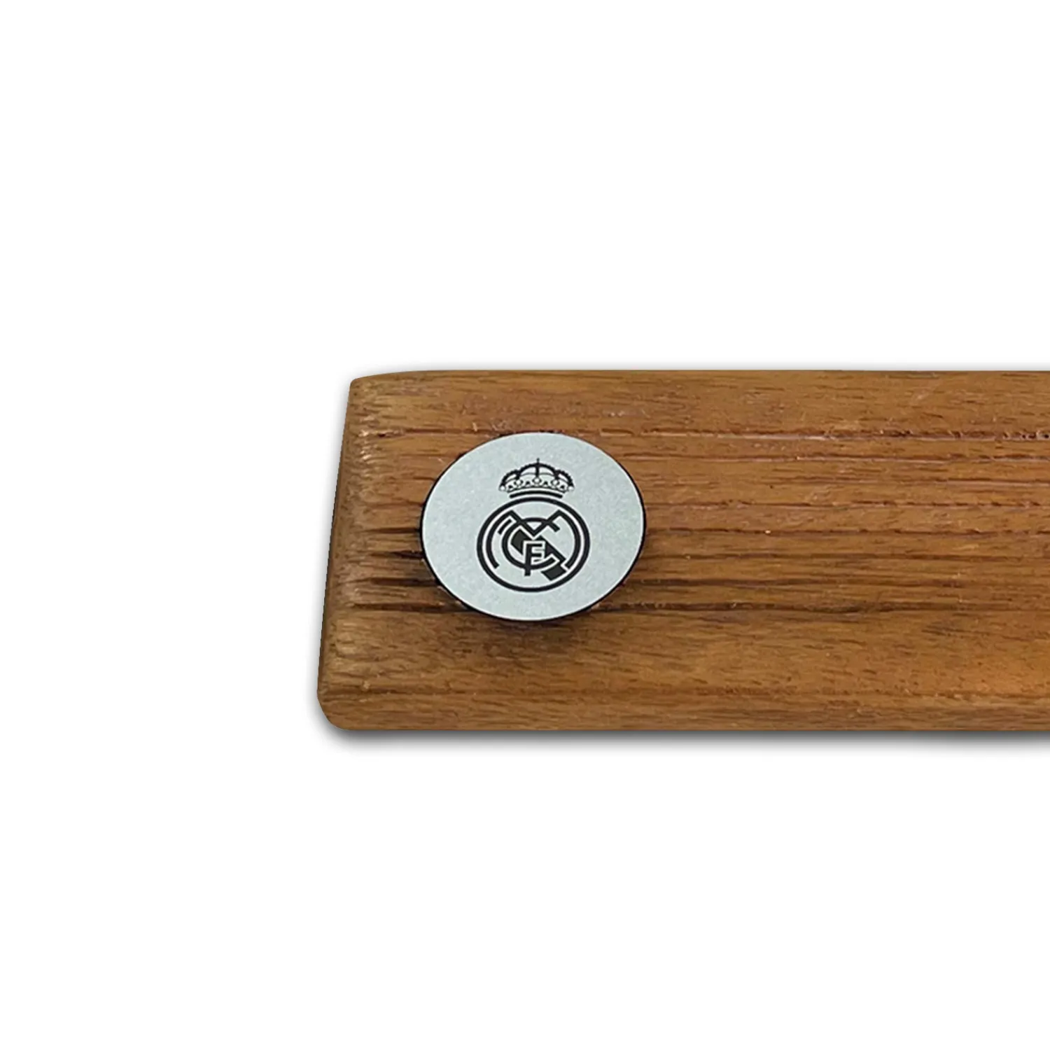 Pursuit 3 Zurück Zur Schule|Memorabilia|Santiago Bernabéu Stadion Real Madrid Stück Umkleidekabine - Braunes Teakholz