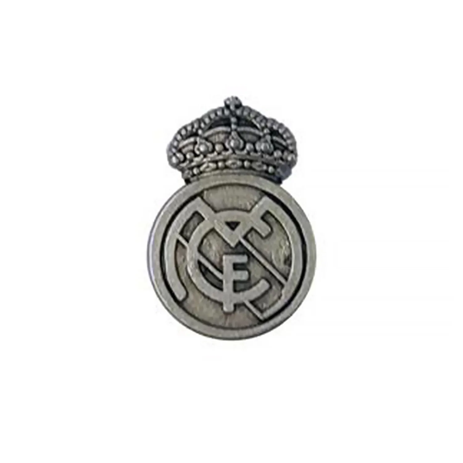Project & Rogers Schlüsselanhänger|Silberner Real Madrid Pin Wappen