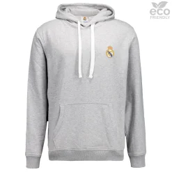 Herren OSDM Sweatshirts|Sweatshirt Hoodie Herren Grau ECO Essentials Real Madrid Mantel Farbe