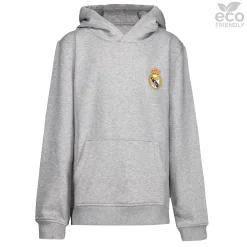 Kinder OSDM Sweatshirts|Sweatshirt Hoodie Kinder ECO Essentials Real Madrid Mantel Farbe Grau