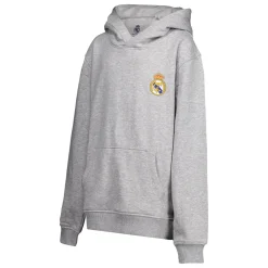 Kinder OSDM Sweatshirts|Sweatshirt Hoodie Kinder ECO Essentials Real Madrid Mantel Farbe Grau