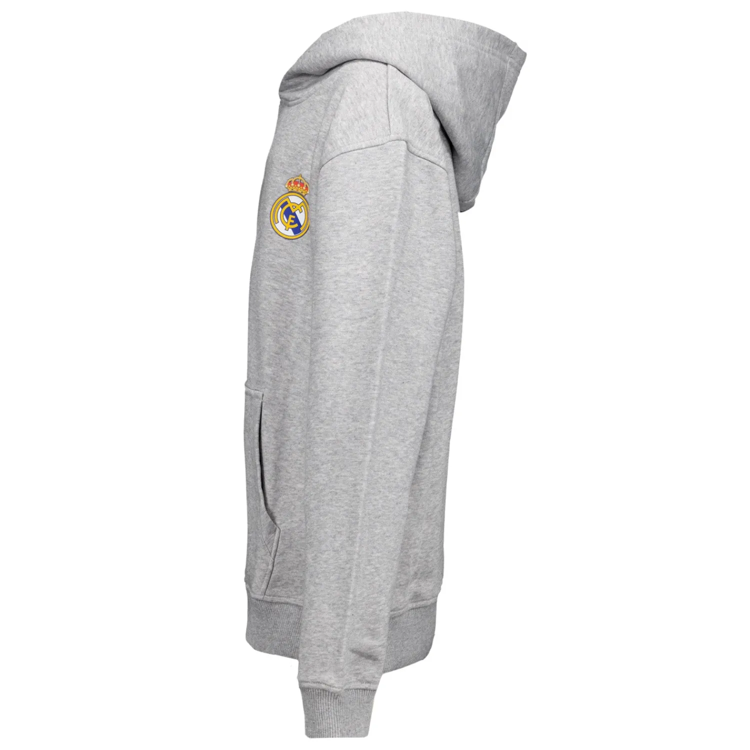Kinder OSDM Sweatshirts|Sweatshirt Hoodie Kinder ECO Essentials Real Madrid Mantel Farbe Grau