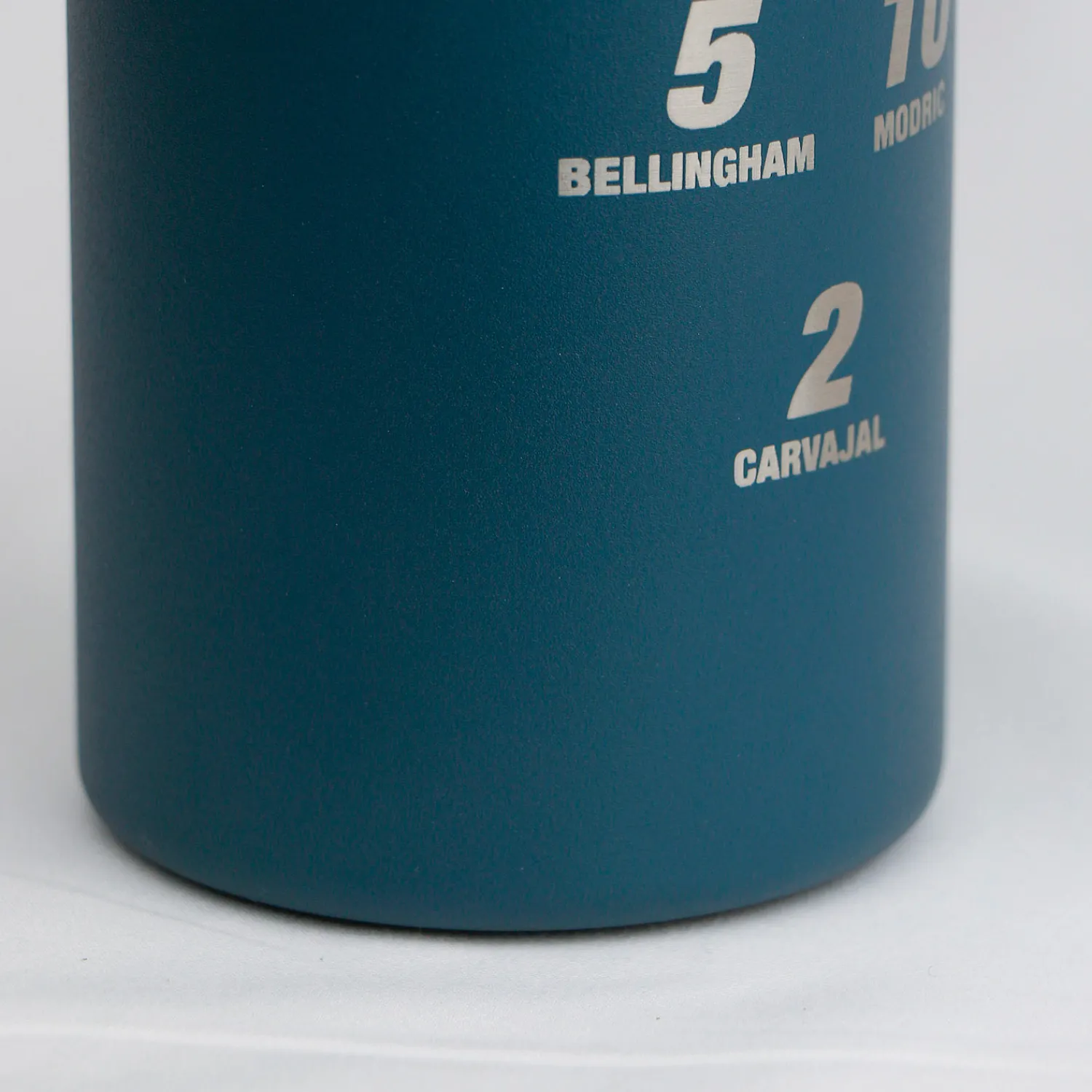 KINETICO Zum Trinken|Thermoflasche Nummer + Wappen 600ml Ozeanblau Real Madrid