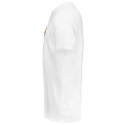 Herren OSDM T-Shirts|Weißes Herren-T-Shirt ECO Essentials Real Madrid Wappen Farbe